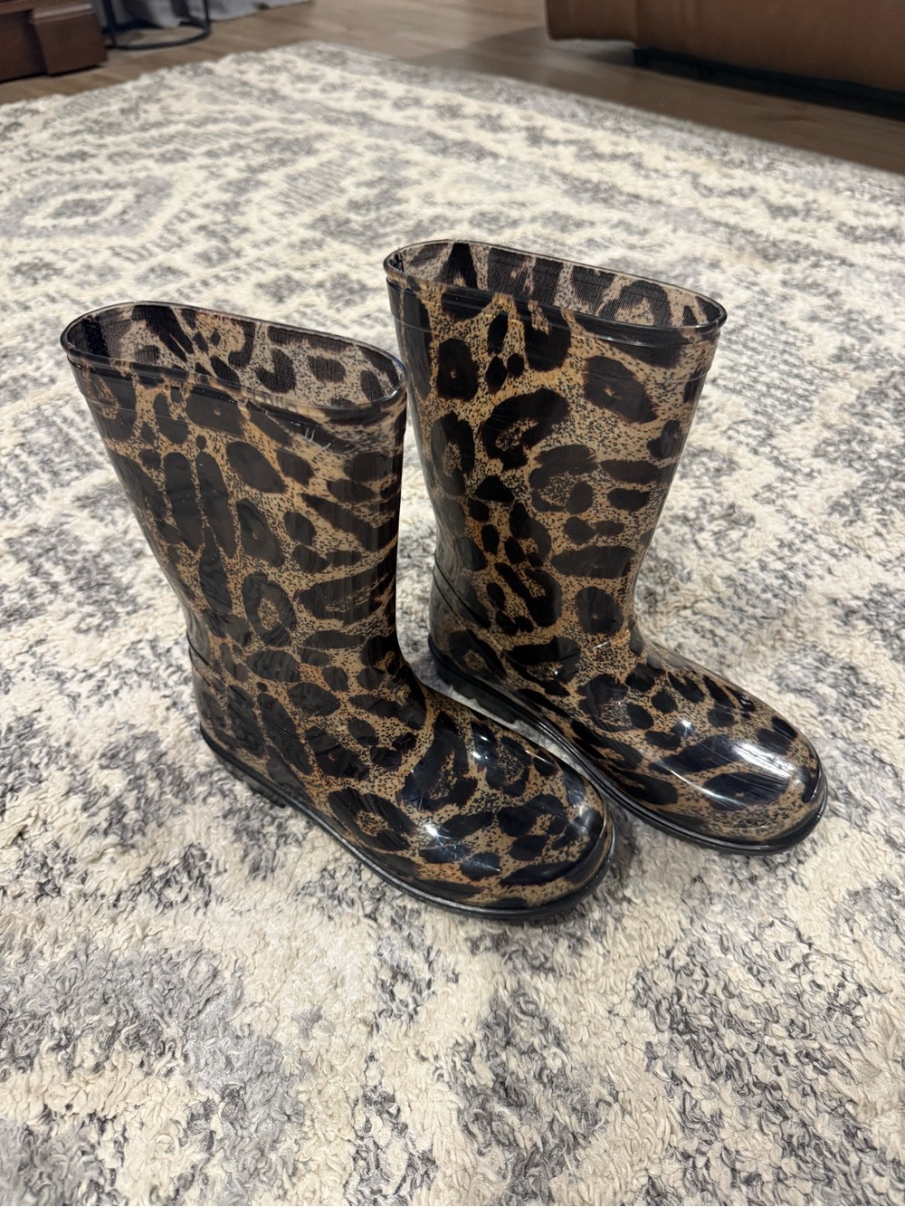 Corkys Leopard Print Slip-On Bootie - Brown & Black